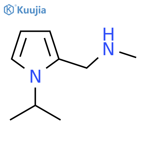 1-(1-isopropyl-1H-pyrrol-2-yl)-N-methylmethanamine structure