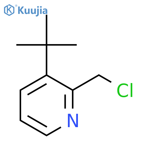 3-(Tert-Butyl)-2-(chloromethyl)pyridine structure
