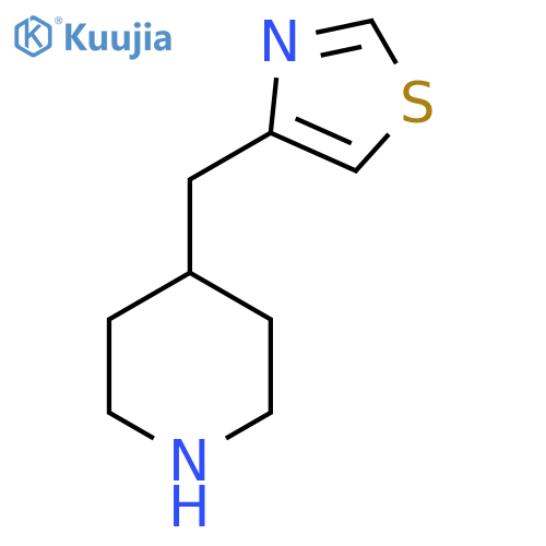 4-(1,3-thiazol-4-yl)methylpiperidine structure