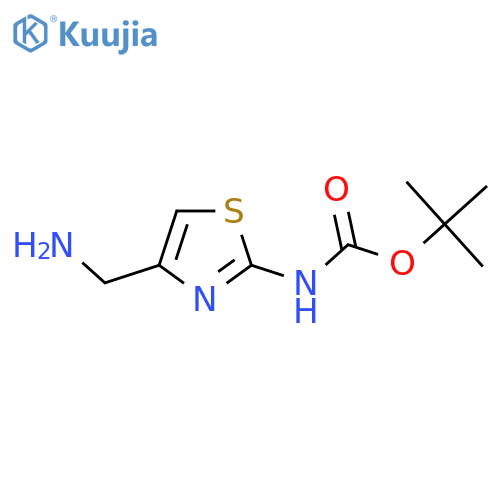 Tert-butyl (4-(aminomethyl)thiazol-2-yl)carbamate structure