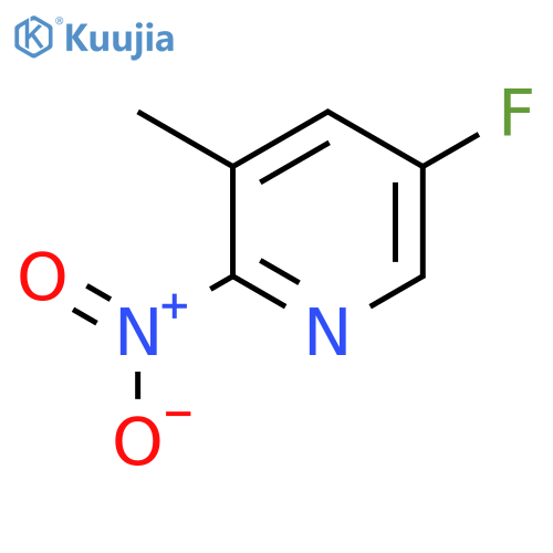 5-Fluoro-3-methyl-2-nitropyridine structure
