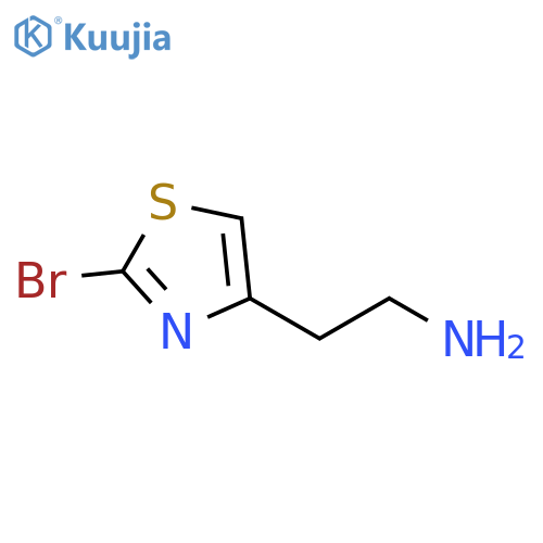 2-(2-bromo-1,3-thiazol-4-yl)ethan-1-amine structure