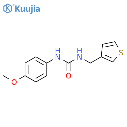 1-(4-methoxyphenyl)-3-(thiophen-3-yl)methylurea structure