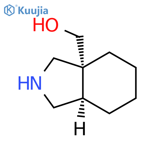 ((3aR,7aR)-octahydro-1H-isoindol-3a-yl)methanol HCl structure