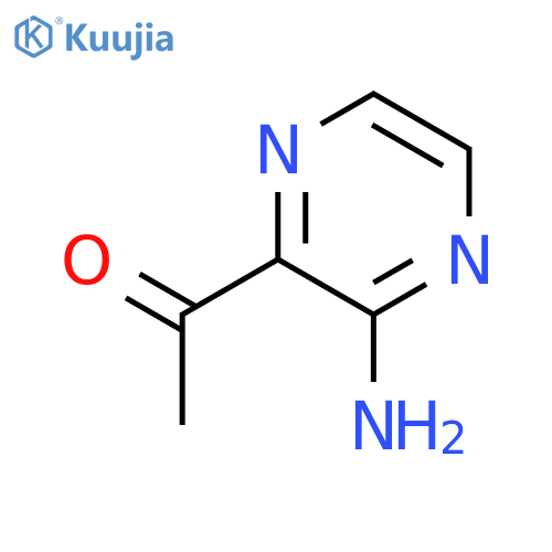 1-(3-aminopyrazin-2-yl)ethan-1-one structure