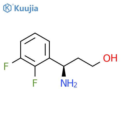 (3R)-3-AMINO-3-(2,3-DIFLUOROPHENYL)PROPAN-1-OL structure