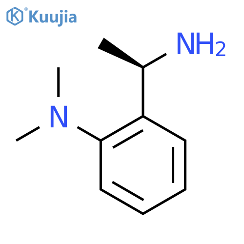 2-(1R)-1-aminoethyl-N,N-dimethylaniline structure