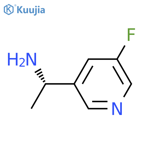 (1S)-1-(5-fluoro-3-pyridyl)ethanamine structure