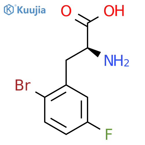 H-L-Phe(2-Br,5-F)-OH structure