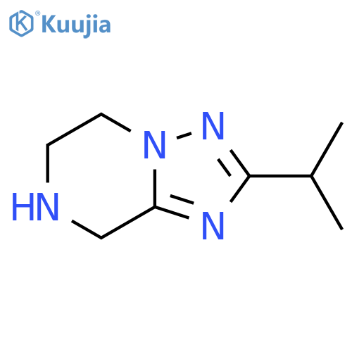 2-ISOPROPYL-5,6,7,8-TETRAHYDRO1,2,4TRIAZOLO1,5-APYRAZINE structure