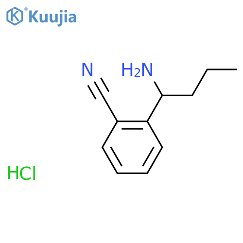 (S)-2-(1-Aminobutyl)benzonitrile hydrochloride structure