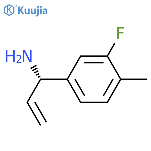 (1S)-1-(3-FLUORO-4-METHYLPHENYL)PROP-2-ENYLAMINE structure