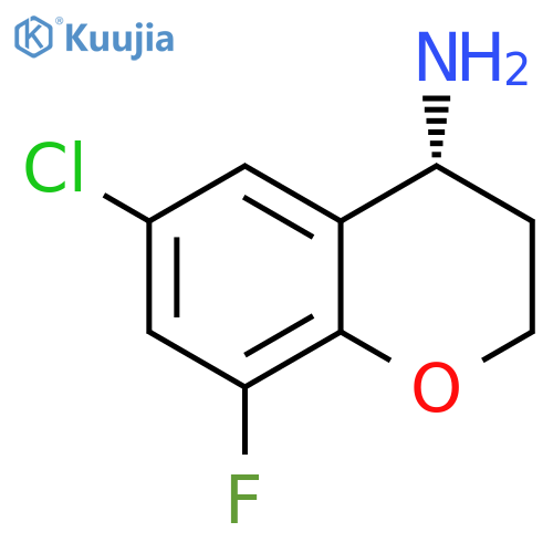 (4R)-6-CHLORO-8-FLUOROCHROMANE-4-YLAMINE structure
