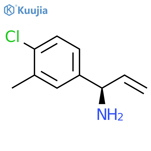 (1R)-1-(4-CHLORO-3-METHYLPHENYL)PROP-2-ENYLAMINE structure