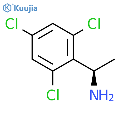 (1R)-1-(2,4,6-trichlorophenyl)ethan-1-amine structure