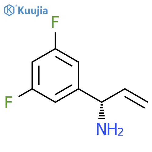 (1S)-1-(3,5-DIFLUOROPHENYL)PROP-2-ENYLAMINE structure