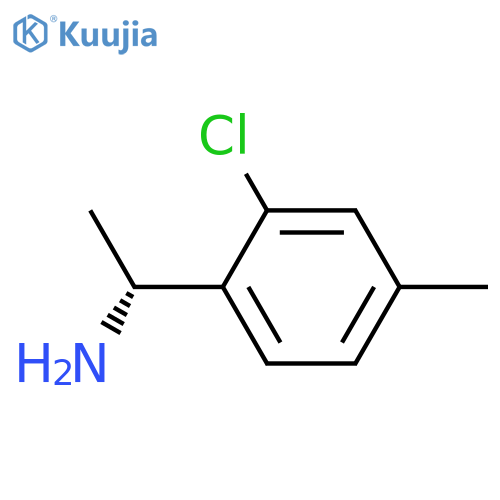 (1R)-1-(2-chloro-4-methylphenyl)ethan-1-amine structure