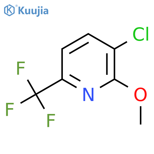 3-Chloro-2-methoxy-6-(trifluoromethyl)pyridine structure