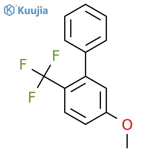 5-Methoxy-2-(trifluoromethyl)biphenyl structure