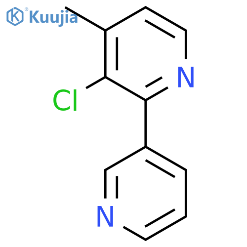 3-Chloro-4-methyl-2-(pyridin-3-yl)pyridine structure