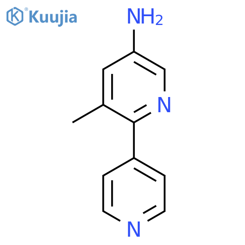 5-Methyl-6-(pyridin-4-yl)pyridin-3-amine structure