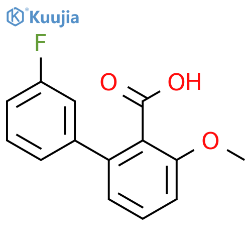 3'-Fluoro-3-methoxybiphenyl-2-carboxylic acid structure