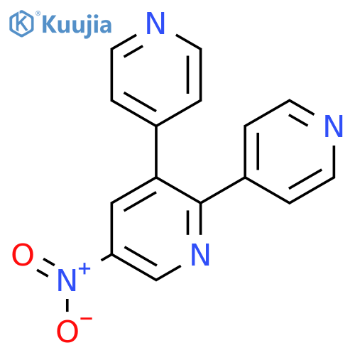 5-Nitro-2,3-di(pyridin-4-yl)pyridine structure
