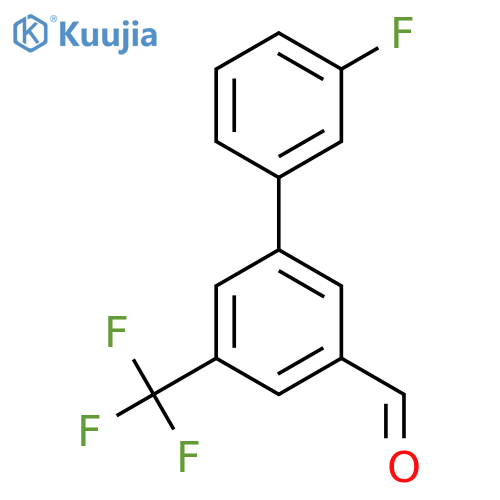 3'-Fluoro-3-(trifluoromethyl)biphenyl-5-carboxaldehyde structure