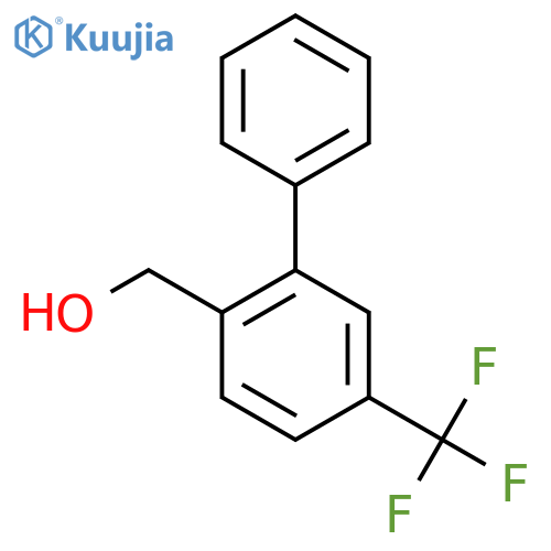 (5-(Trifluoromethyl)biphenyl-2-yl)methanol structure