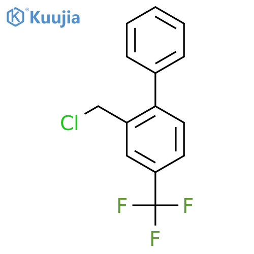 2-(Chloromethyl)-4-(trifluoromethyl)biphenyl structure