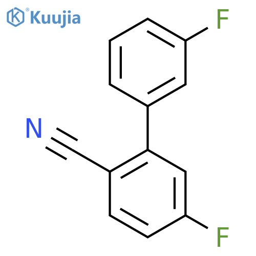 3',5-Difluorobiphenyl-2-carbonitrile structure