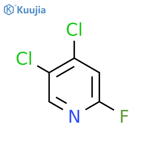 4,5-Dichloro-2-fluoropyridine structure