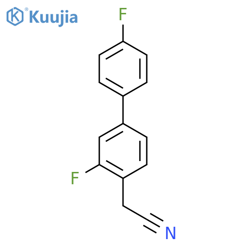 2-(4',3-Difluorobiphenyl-4-yl)acetonitrile structure