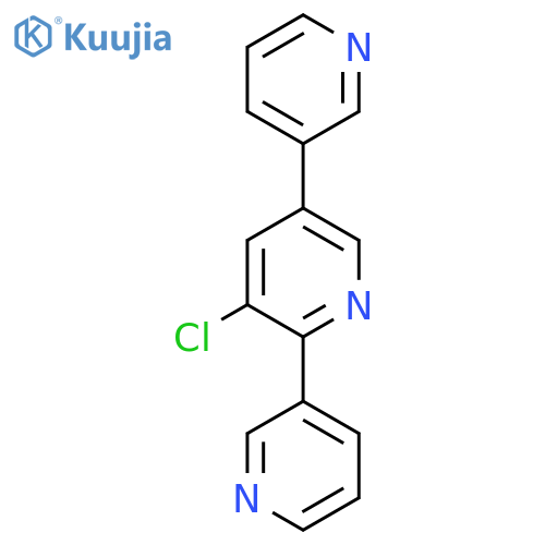 3-Chloro-2,5-di(pyridin-3-yl)pyridine structure