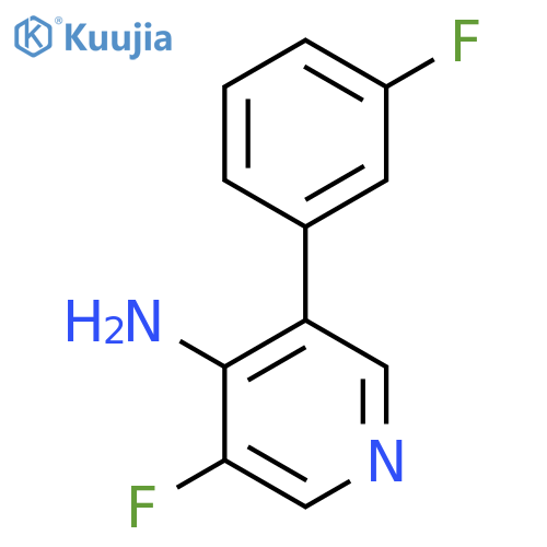 3-Fluoro-5-(3-fluorophenyl)pyridin-4-amine structure