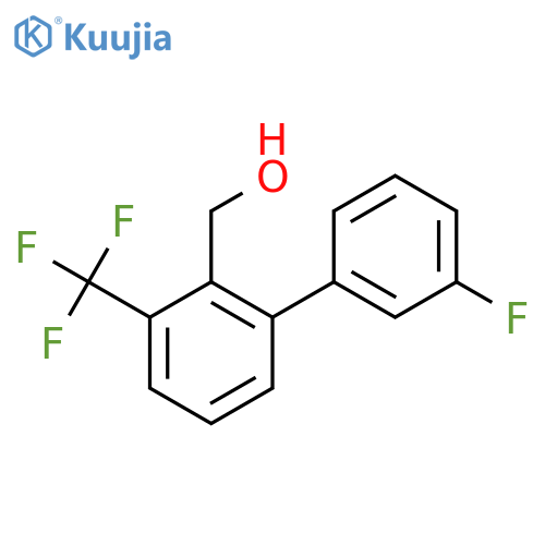 (3'-Fluoro-3-(trifluoromethyl)biphenyl-2-yl)methanol structure