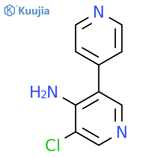 3-Chloro-5-(pyridin-4-yl)pyridin-4-amine structure