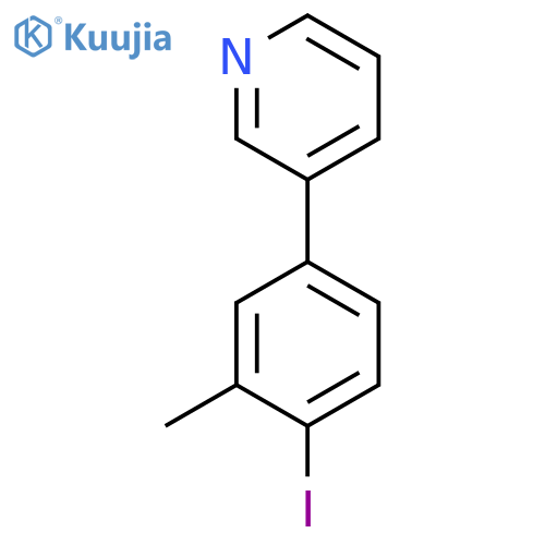 3-(4-Iodo-3-methylphenyl)pyridine structure