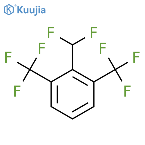 2-(Difluoromethyl)-1,3-bis(trifluoromethyl)benzene structure
