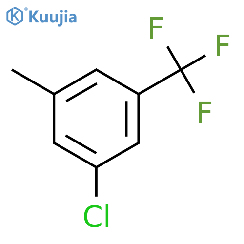 1-Chloro-3-methyl-5-(trifluoromethyl)benzene structure