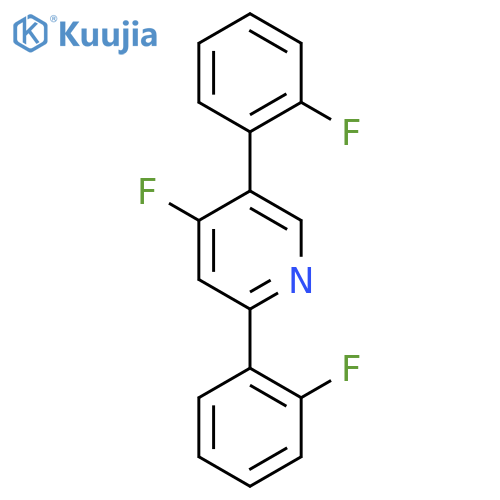 4-Fluoro-2,5-bis(2-fluorophenyl)pyridine structure