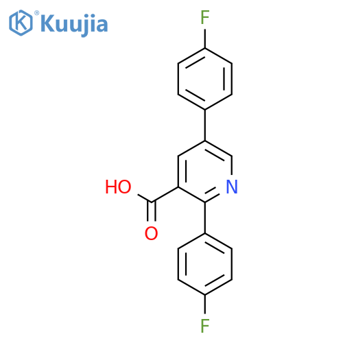 2,5-Bis(4-fluorophenyl)nicotinic acid structure
