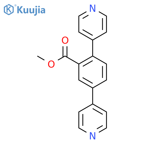 Methyl 2,5-di(pyridin-4-yl)benzoate structure