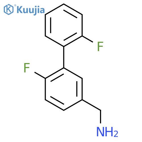(2',2-Difluorobiphenyl-5-yl)methanamine structure