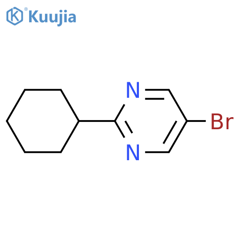 5-Bromo-2-(cyclohexyl)pyrimidine structure
