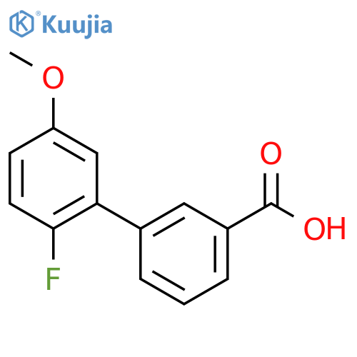 2'-Fluoro-5'-methoxybiphenyl-3-carboxylic acid structure