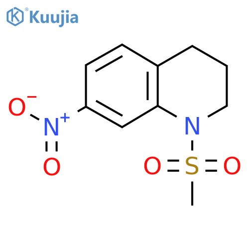 1-(Methylsulfonyl)-7-nitro-1,2,3,4-tetrahydroquinoline structure