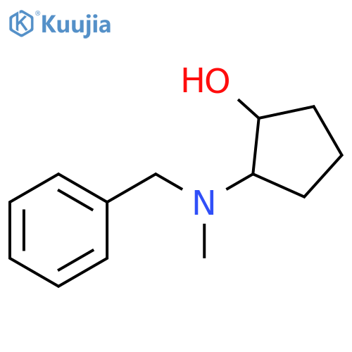 2-[benzyl(methyl)amino]cyclopentan-1-ol structure