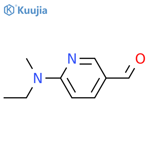 6-Ethyl(methyl)aminopyridine-3-carbaldehyde structure