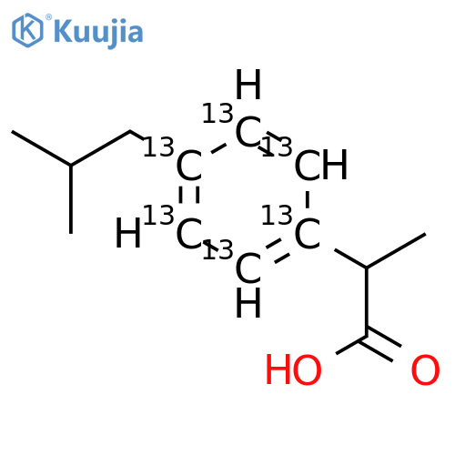 Ibuprofen-13C6 structure